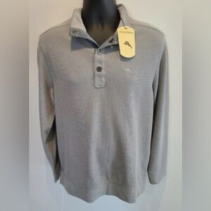 Tomyy Bahama Button, Long Sleeve Sweater, Men's